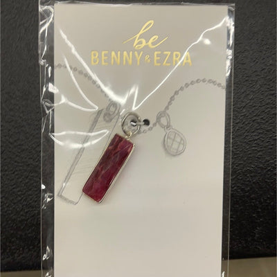 Benny & Ezra Elongated Pendant Charm *Final Sale*