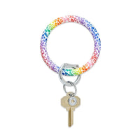 Rainbow Cheetah O-venture key ring