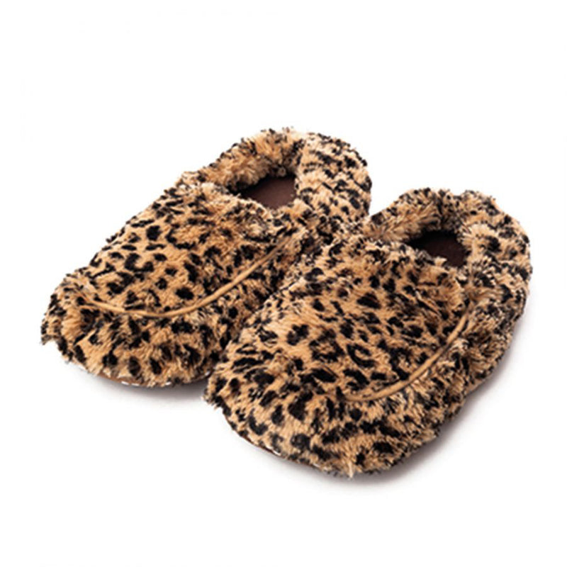 warmies slippers in leopard