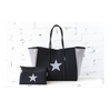 PreneLove tote bag and wristlet in shaded star 
