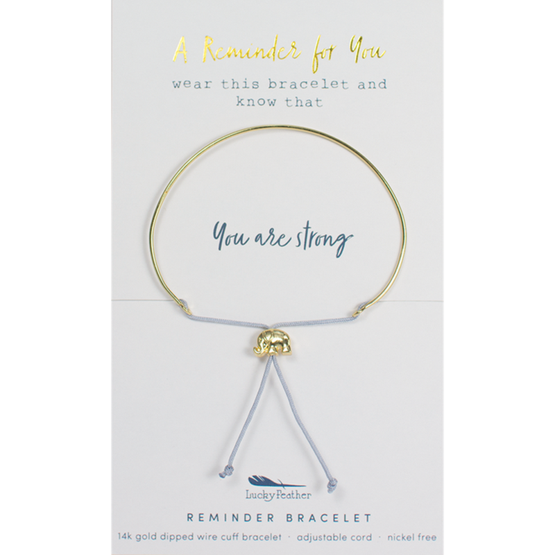 You are Strong Reminder Bracelet